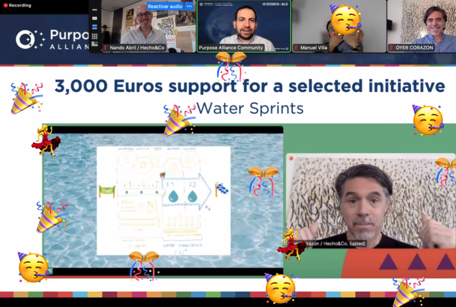 Water Sprints, Ganador 40º Purpose Challenge